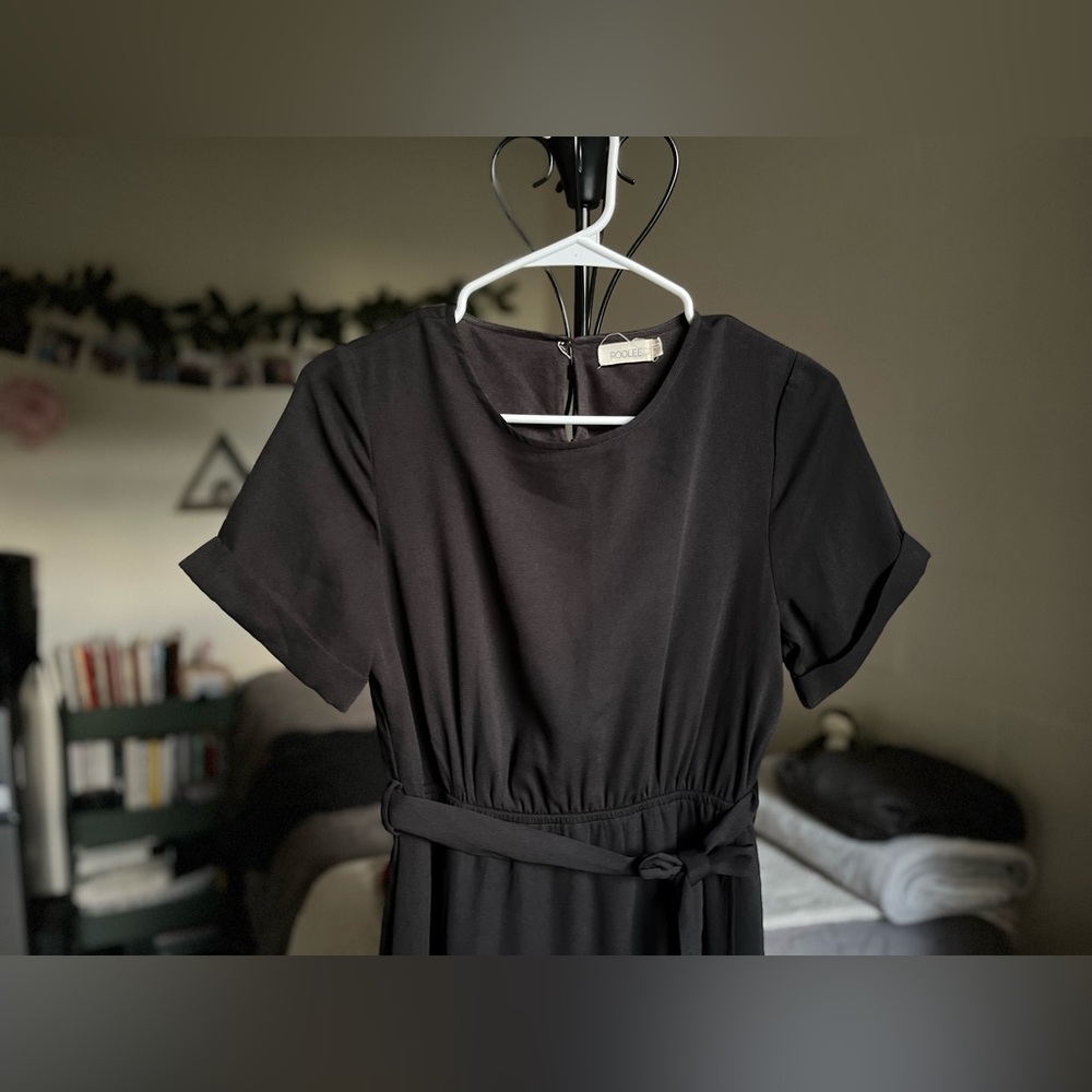 Roolee Taylor Jane Maxi Wrap Dress Black